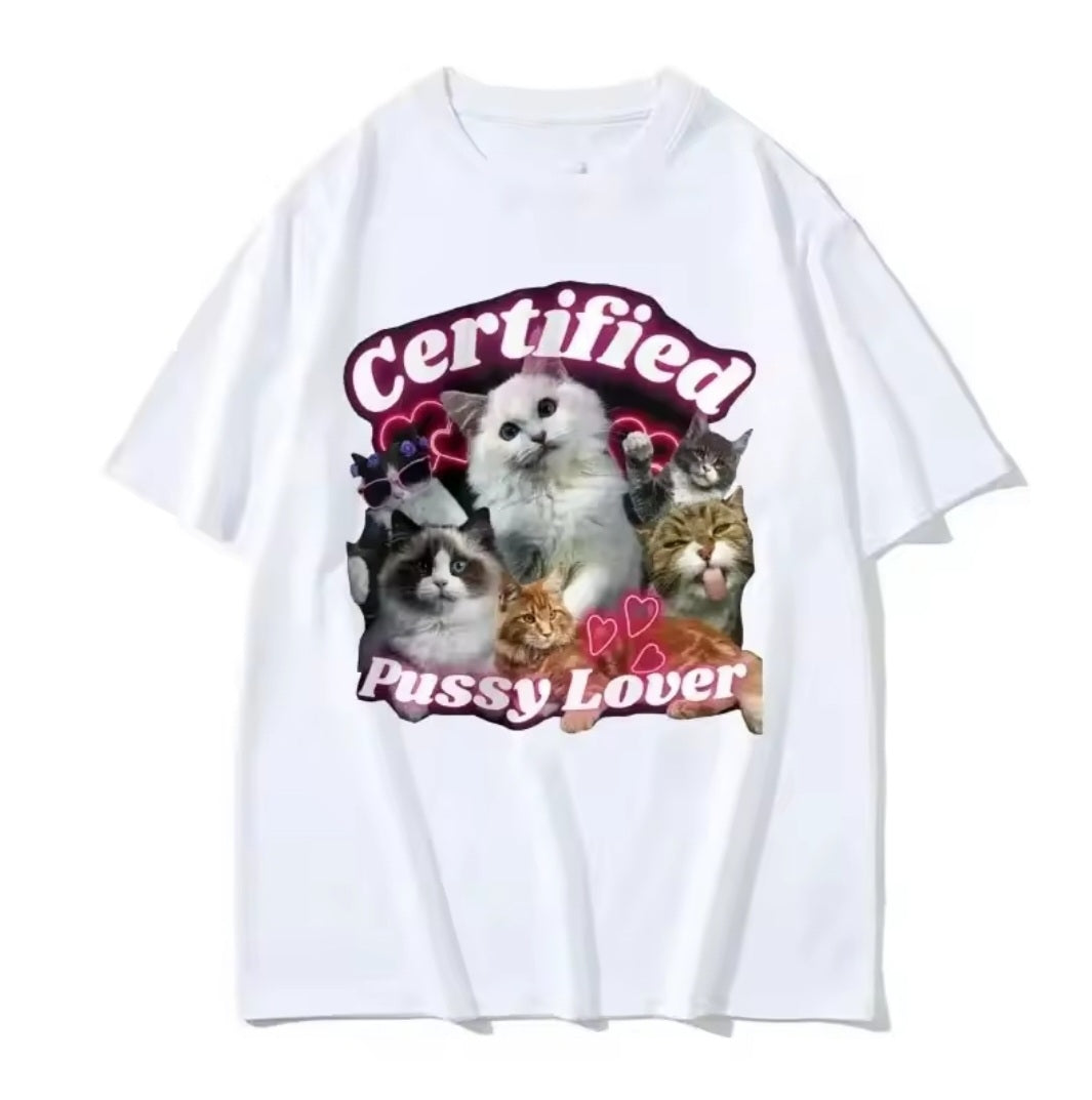 T-shirt Certified Pussy Lover