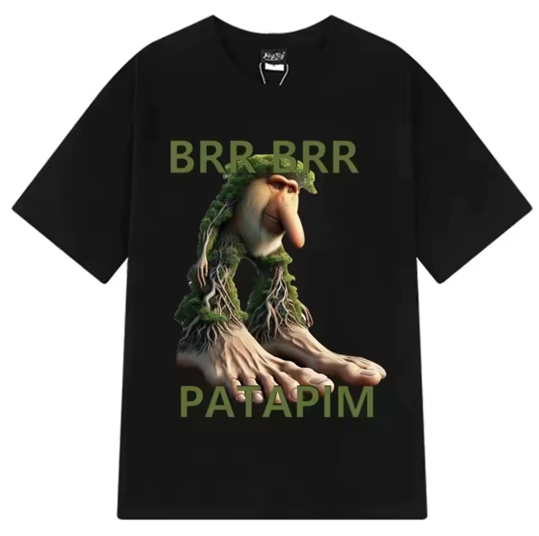 T-shirt Brainrot brr brr Patapim