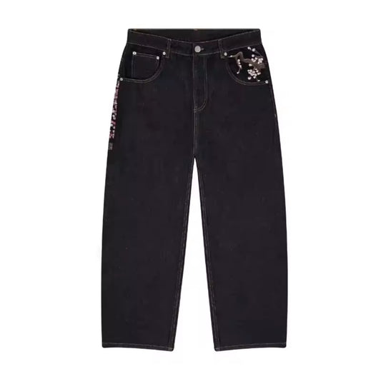 Jeans Streetwear - Fiore di prugno