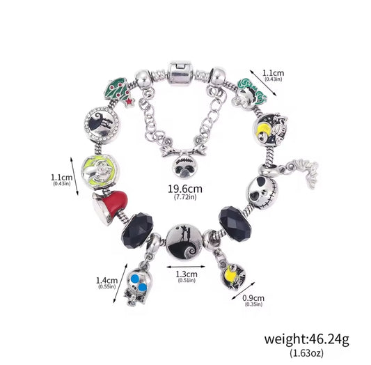 Bracciale Charm "Nightmare Before Christmas" – Edizione Speciale