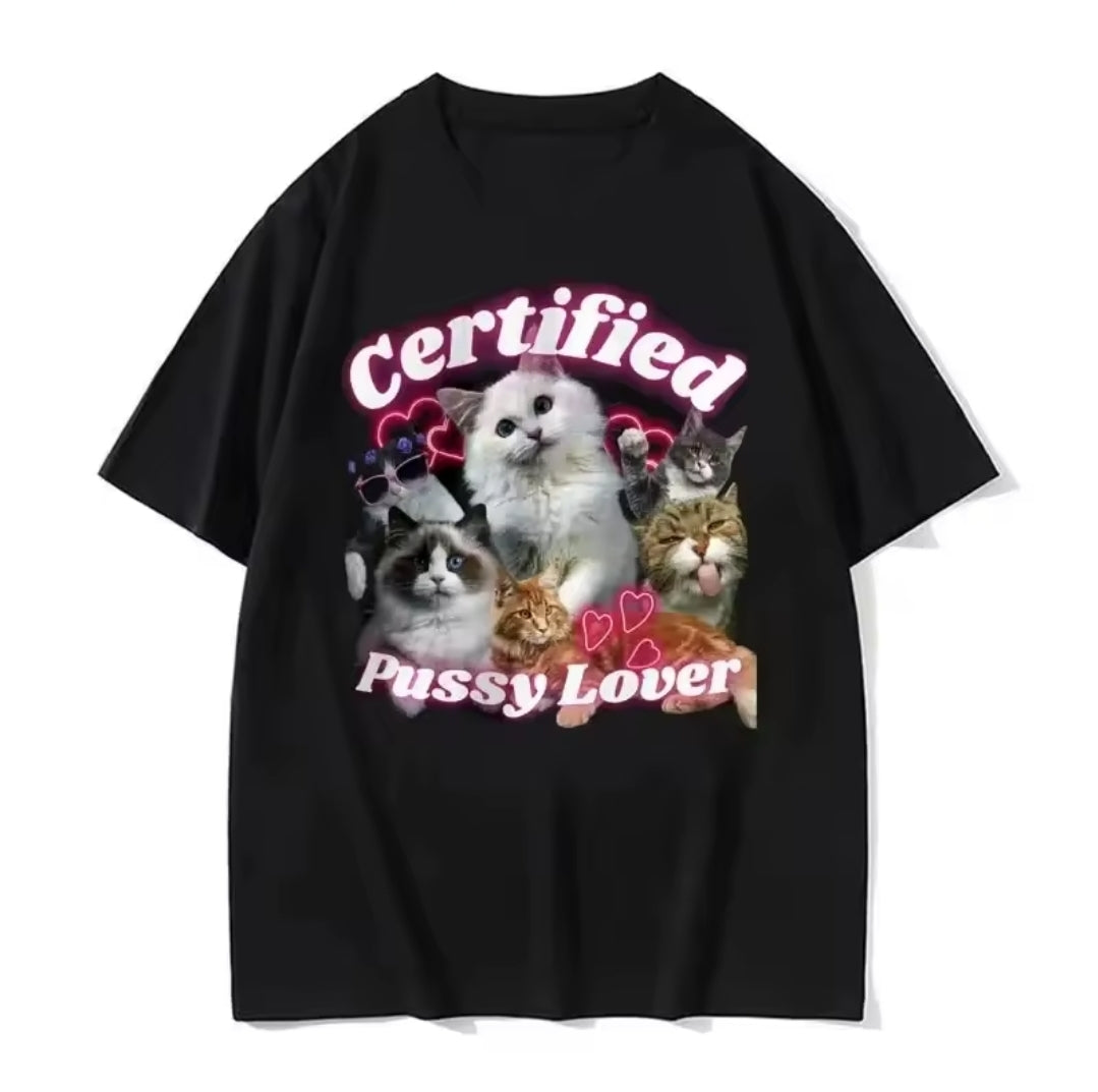 T-shirt Certified Pussy Lover