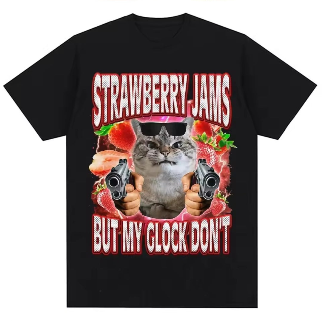 T-shirt strawberry jams but my glock don't