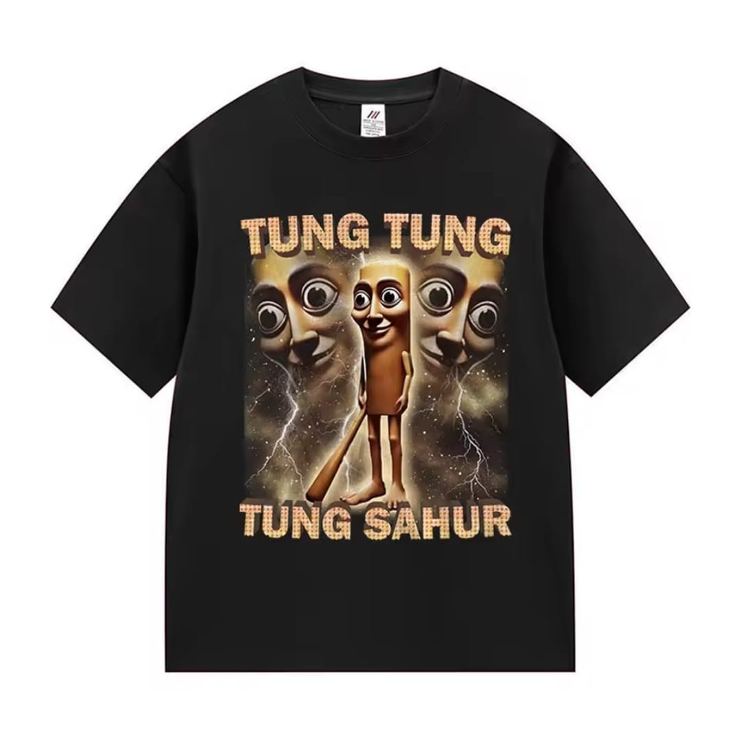 T-shirt Brainrot Tung Tung Sahur