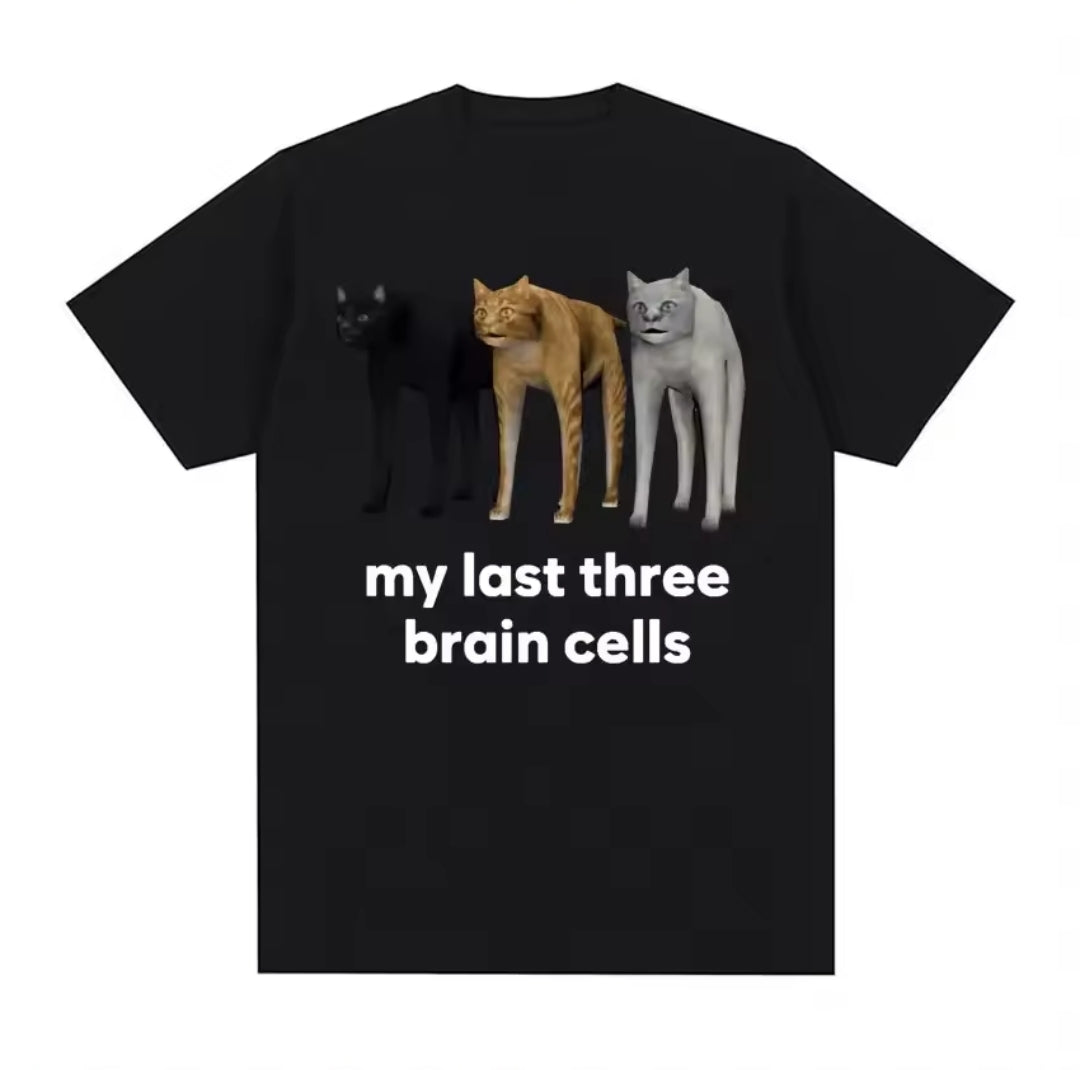 T-shirt my last three brain cells