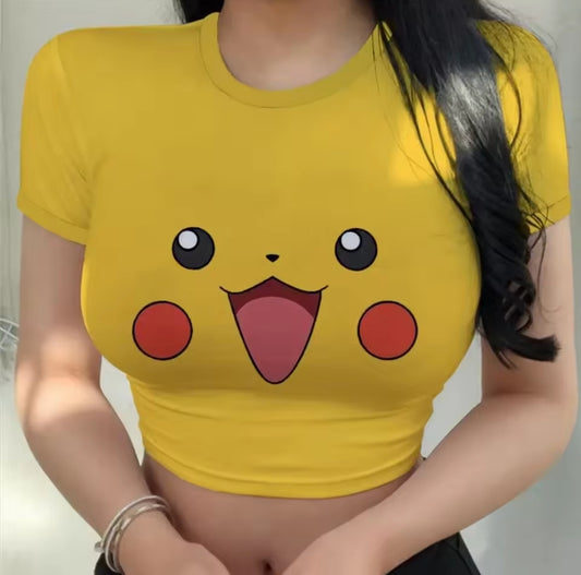 Crop Top - Pikachu